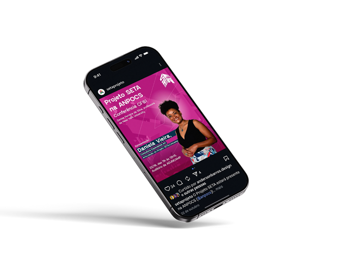 Usina da Comunicação - Projeto SETA - Produção de conteúdo e direção de arte para as redes sociais