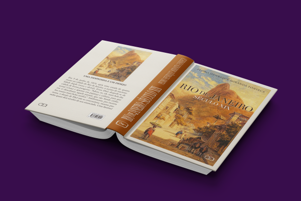 Mockup capa livro Rio de Janeiro Século XIX, da Ibis Libris Editora